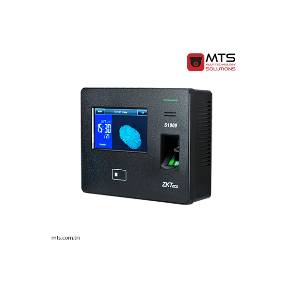 POINTEUSE BIOMÉTRIQUE ZKTeco S1000 | EMPREINTE + BADGE