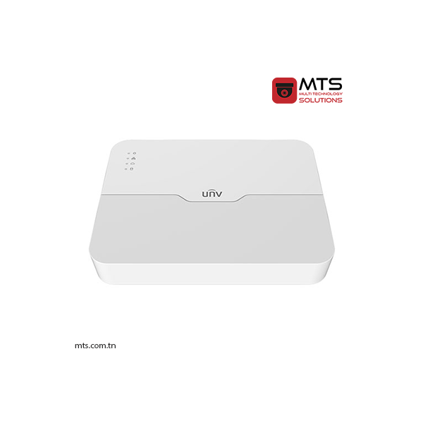 NVR301-08LX-P8 NVR UNV 8-CH 1 SATA INTERFACE 8 POE MINI 1U H.265