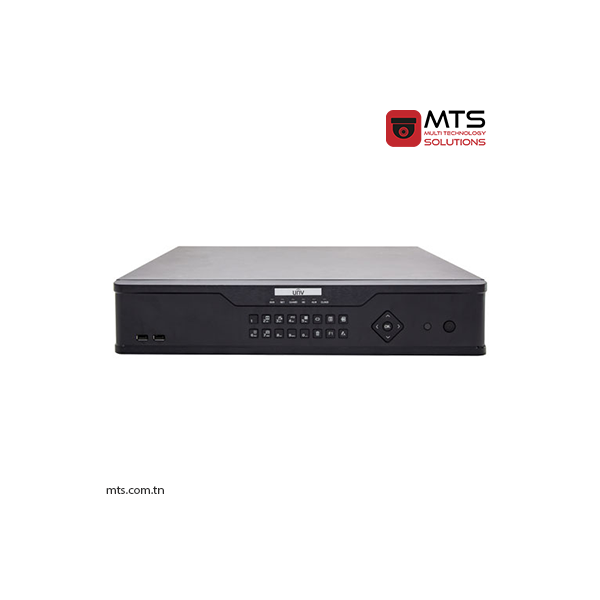 NVR308-64E-B NVR UNV 64-CH 8 SATA INTERFACE  2U 8 POE DUAL NETWORK INTERFACE H.265 4K