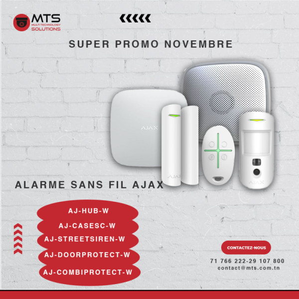 PACK ALARME SANS FIL AJAX