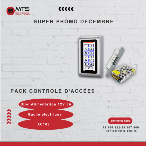 PACK SYSTEME DE CONTROLE D'ACEES ANVIZ