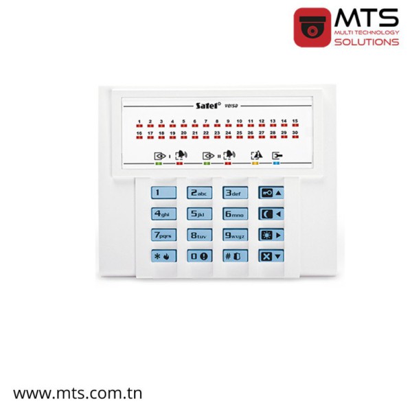 CLAVIER ALARME SATEL LED POUR CENTRALE DE SERIE VERSA