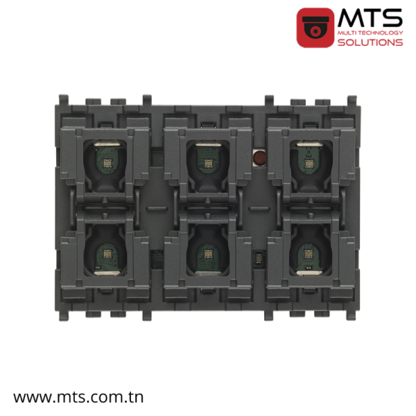 COMMANDE KNX 6 BOUTONS+ACTUATEUR 3M