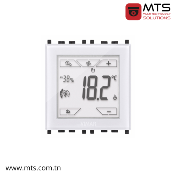 THERMOSTAT TACTILE KNX 2M BLANC