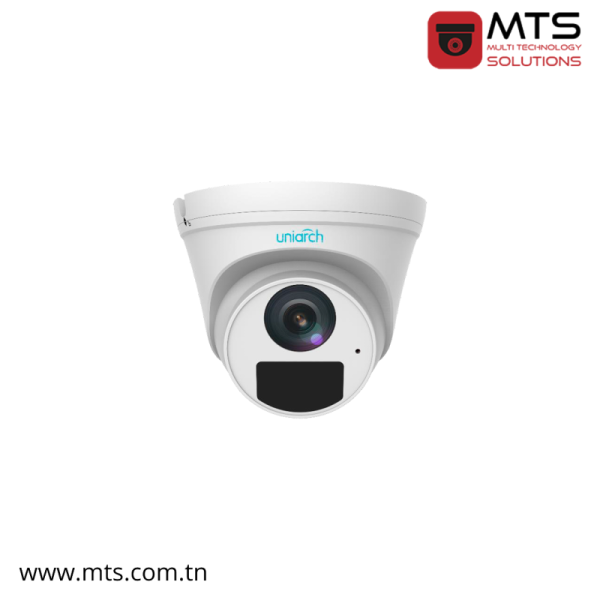 CAMERA UNIARCH IP 4MP DOME FIXE IR30 COULEUR + MICRO