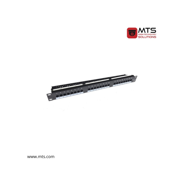 PANNEAU DE BRASSAGE 24 PORTS UTP CAT 6